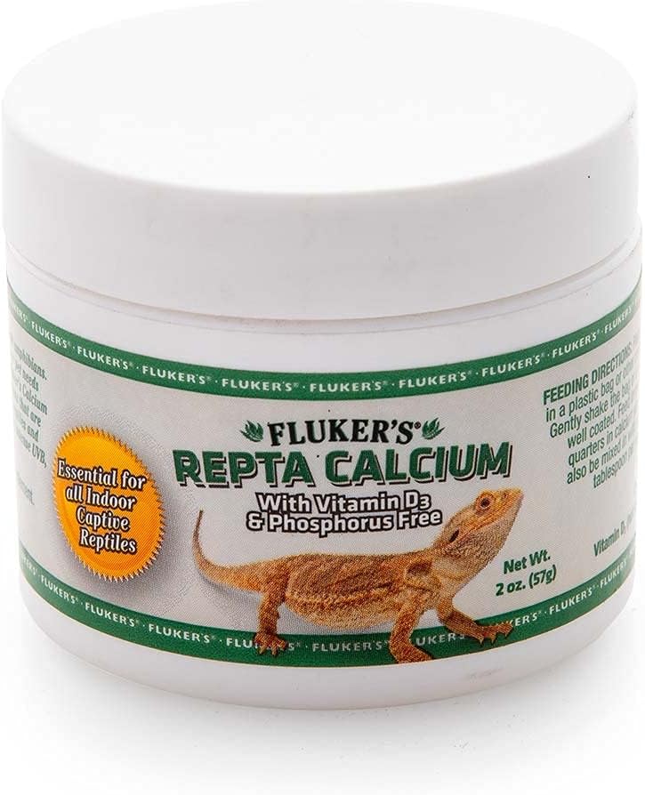 Flukers Calcium Reptile Supplement with added Vitamin D3 - 2oz.