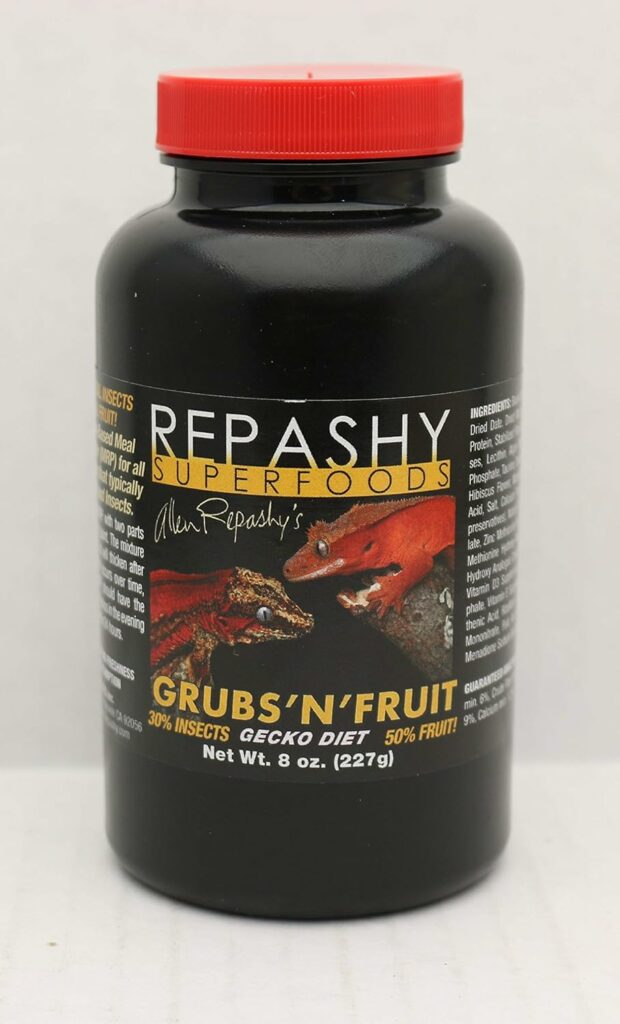 Repashy Grubs N Fruit Crested Gecko Diet 8 Oz (1/2 lb) JAR